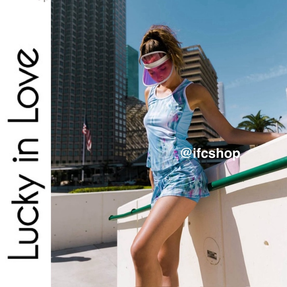NWT Lucky in Love Floral Fantasy Tennis Skirt S